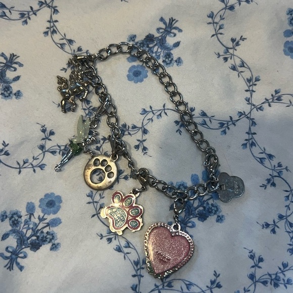 Disney Charm Bracelet | Lady & the Tramp, 101 Dalmatians, Tinker Bell + More - Picture 5 of 5